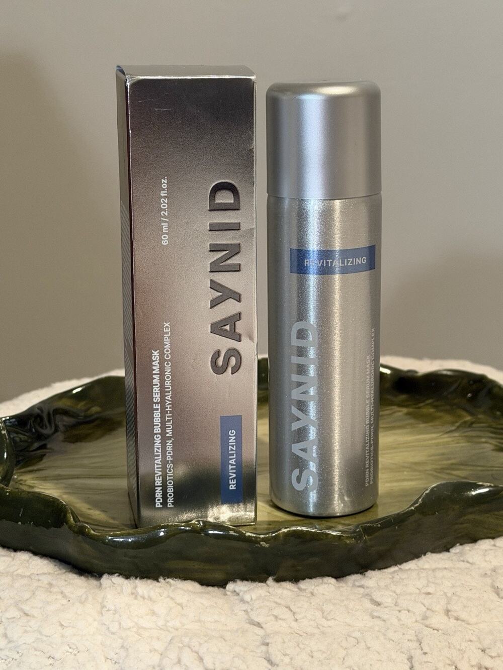 Saynid Revitalizing, PDRN Serum Mask, Multi Hyaluronic Complex, 2.02 Oz, Sealed